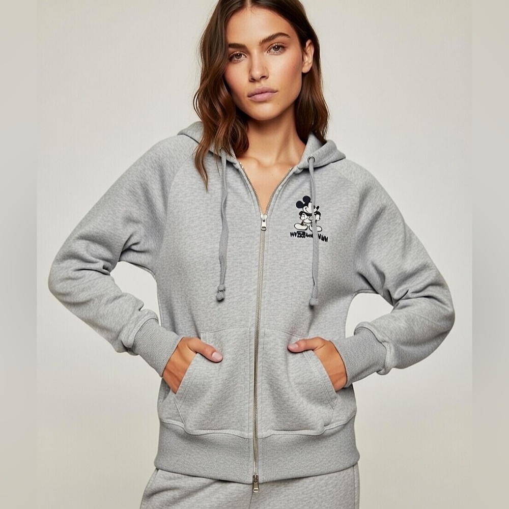 Disney Parks Women’s Full Zip Sweater - Size Small